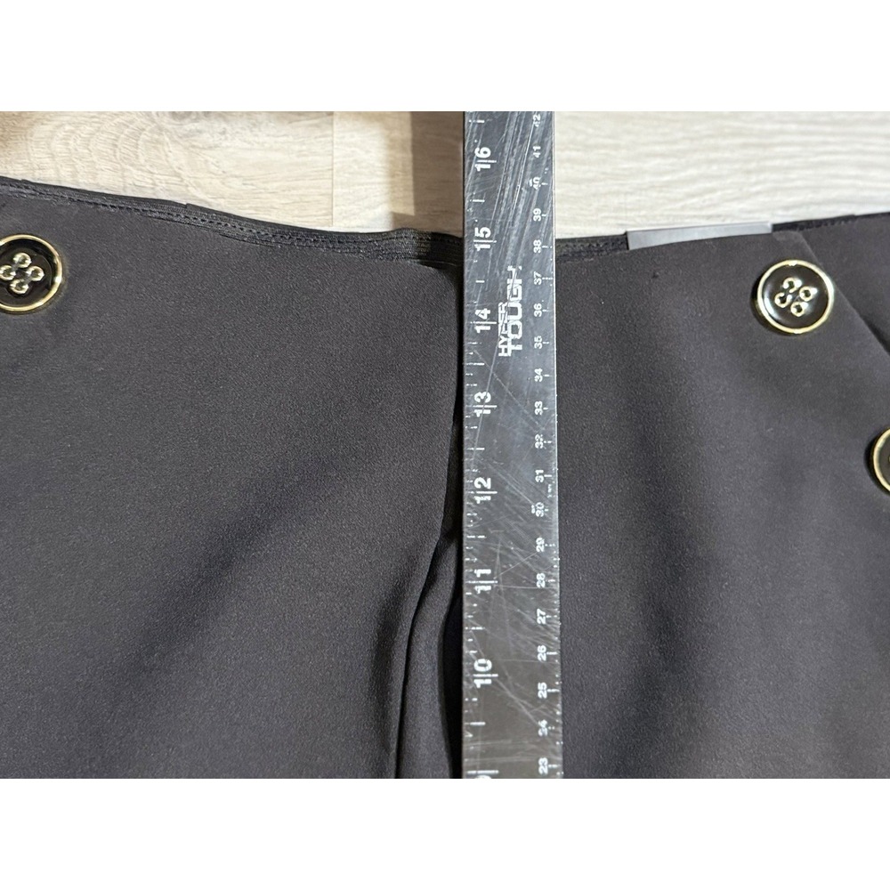 torrid Black Wide-Leg Sailor-Inspired Pants with Gold Buttons - Picture 5 of 10